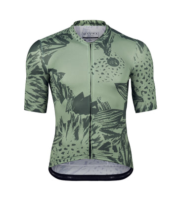 Men's Venti Force Sierra Cycling Jersey Olive Green