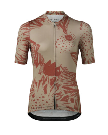 Women's Venti Force Sierra Cycling Jersey Burnt Orange